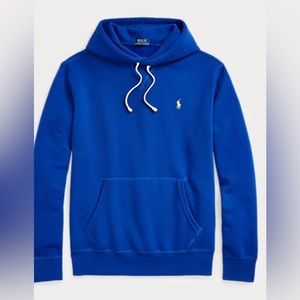 POLO RALPH LAUREN MENS FLEECE HOODIE SIZE LARGE COLOR BLUE